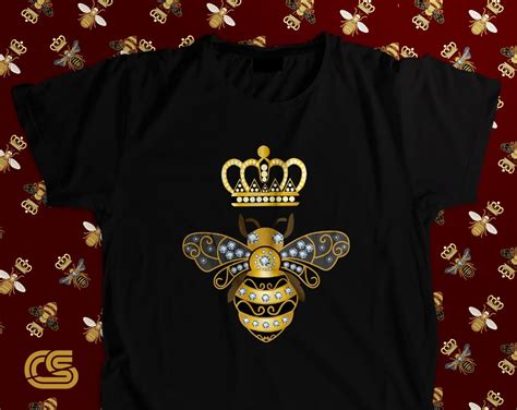 queen bee shirt gucci|Gucci bee t shirt men's.